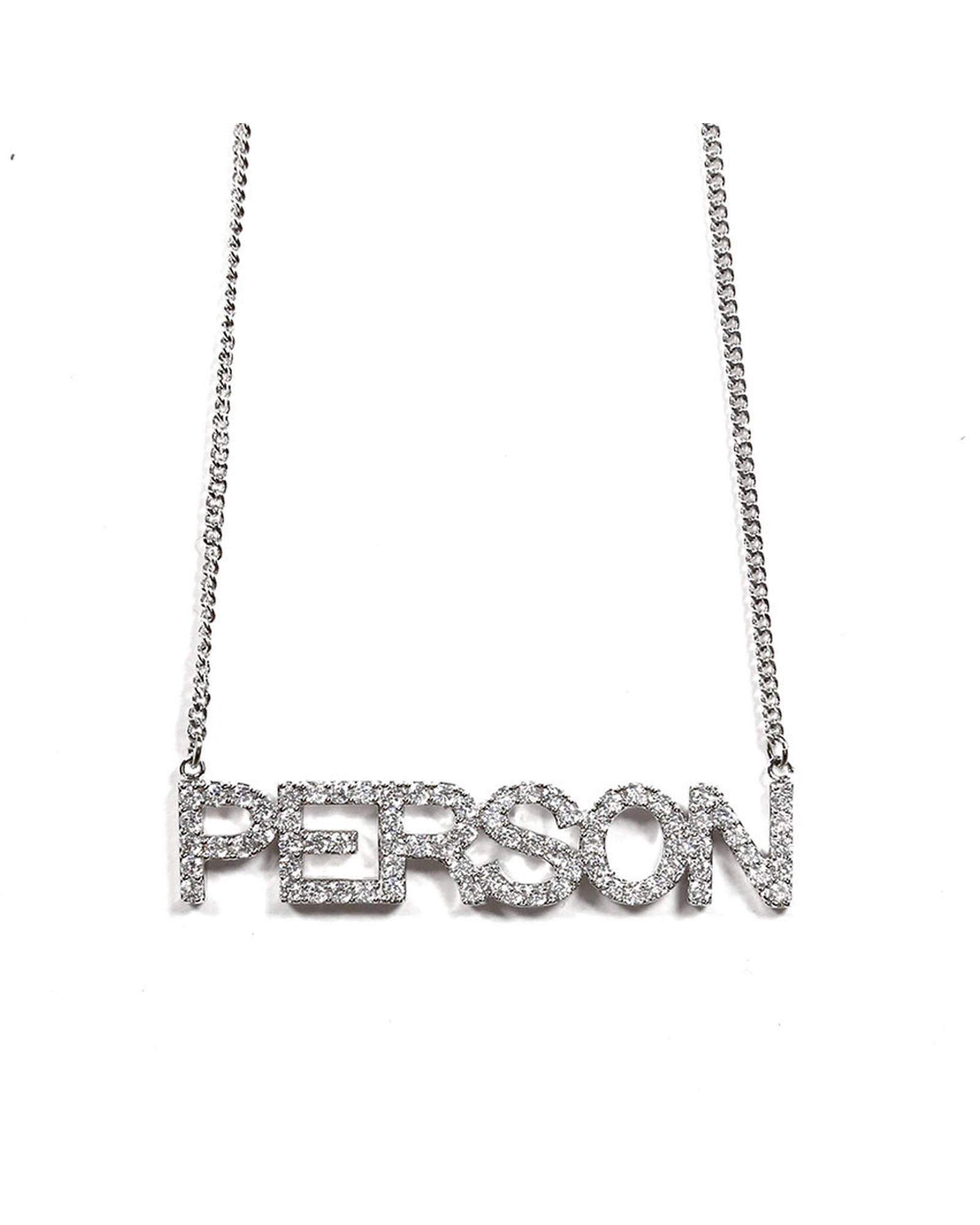 TENDER PERSON - CZ Diamonds Chain | fakejam