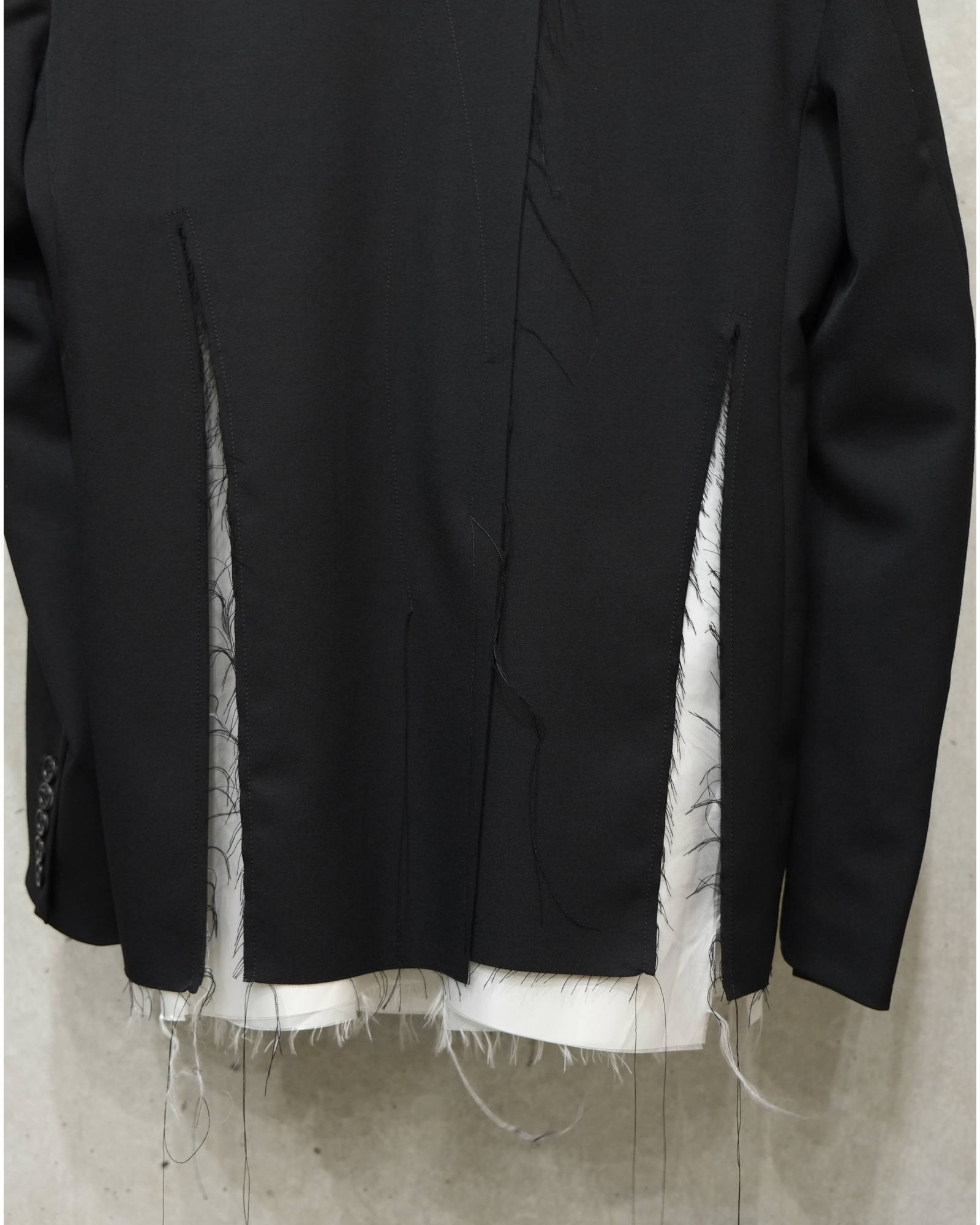 sulvam - Gabardine classic shortjacket | fakejam